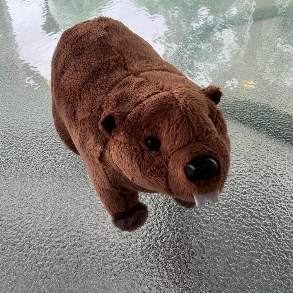 Beaver Plush Adventure Planet Retired Woodland Stuffed Animal Collectible